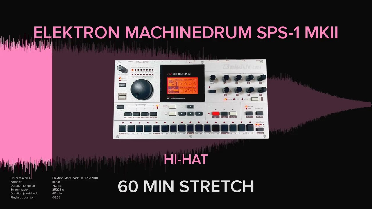 Elektron Machinedrum SPS-1 MKII Hi-Hat 1 (1 HOUR)
