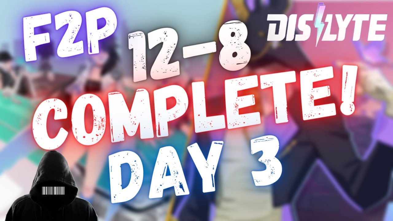 F2P Chapter 12-8 DAY 3 - STARTER HEROES ONLY! - Dislyte