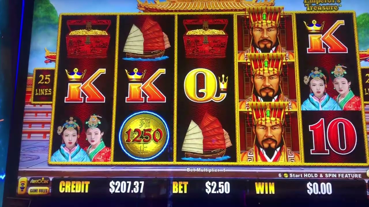 Игровой автомат Dollar Storm Emperor's Treasure, сессия в казино 💰⛈️🏯🎰