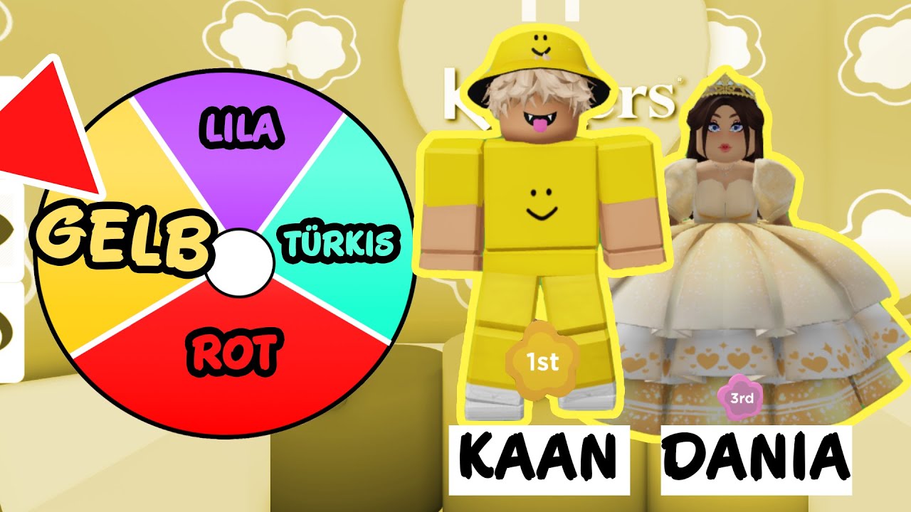 GLÜCKSRAD ENTSCHEIDET OUTFIT VON UNS BEI FASHION FAMOUS CHALLENGE [Roblox Deutsch]