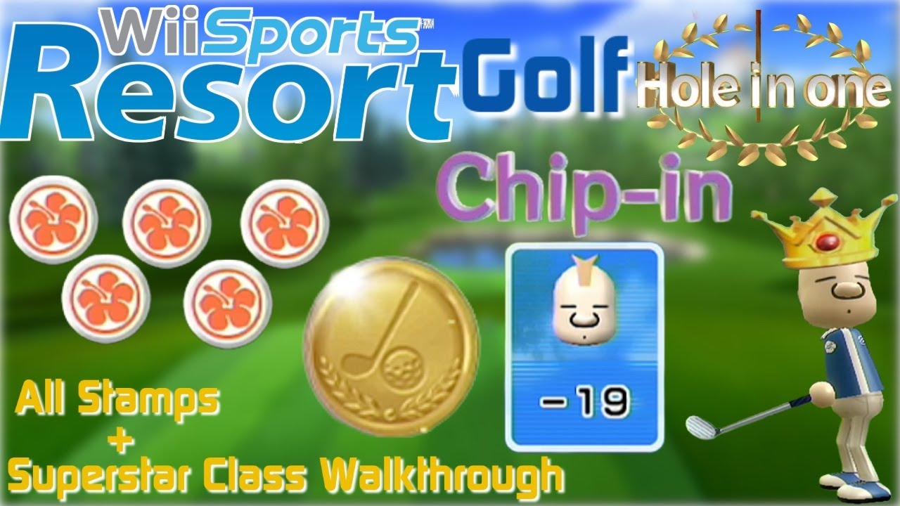 Wii Sports Resort Golf: All stamps + Superstar Class Walkthrough