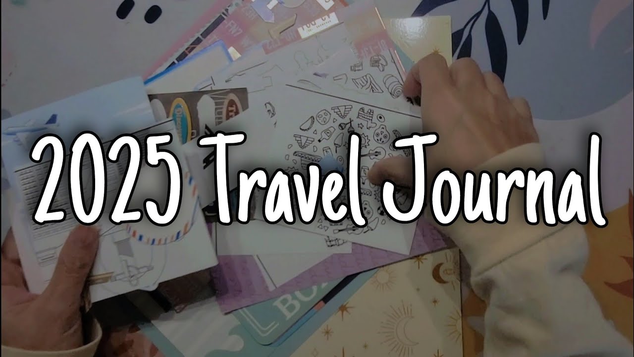 Setting Up My 2025 Travel Journal | Week 1 | Dollar Tree + Scrapbook Supplies