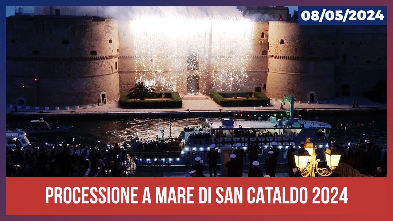 Processione a mare di San Cataldo a Taranto 2024