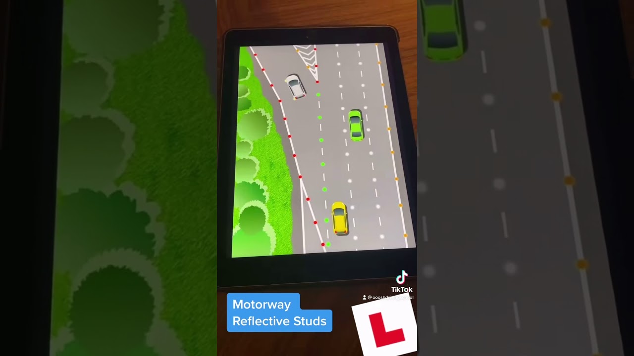 Motorway - Reflective Studs | OOOSH! Your Local Driving School