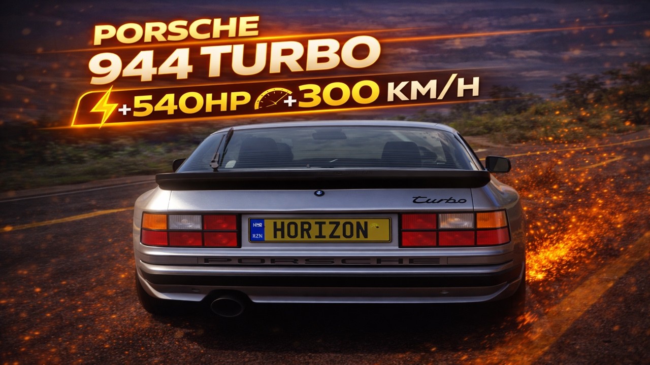(4K) 540HP Porsche 944 Turbo 1989 (+300km/h) - Forza Horizon 5