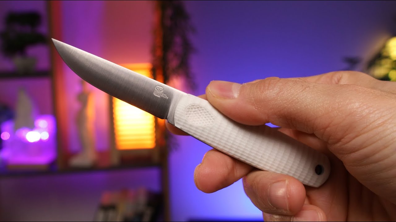 Нож Owl Knife Liza сталь Elmax рукоять белый G10