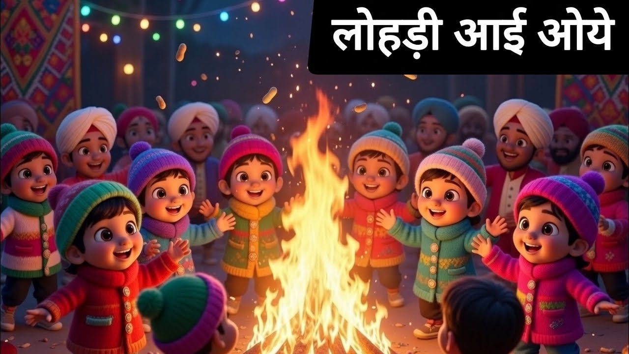 लोहड़ी आई ओये – बच्चों का प्यारा त्योहार गीत | Kids Lohri Rhymes| पंजाबी लोहड़ी राइम्स| 