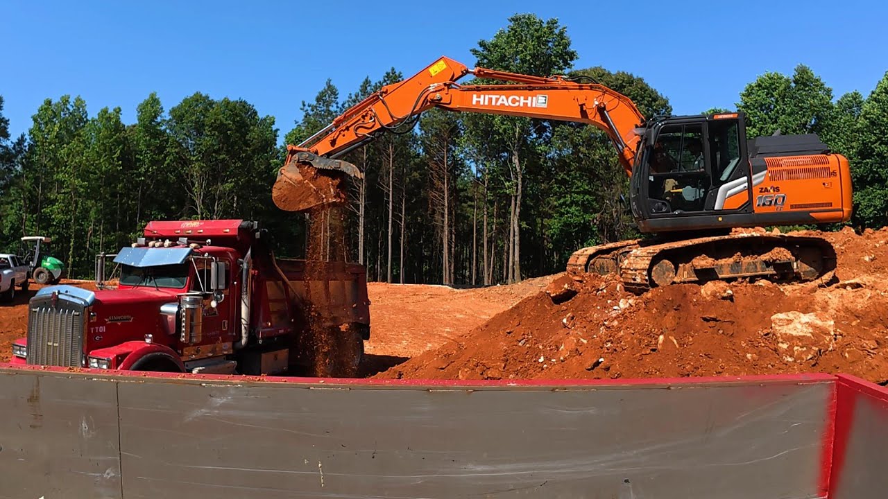Onsite Dirt Hauling in Ballground,GA | Dump Truck ASMR