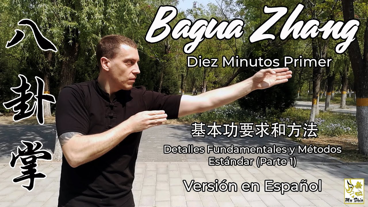 Bagua Zhang (Kung Fu) - Lección Fundamental de Diez Minutos - Parte 1 (Spanish/Español)