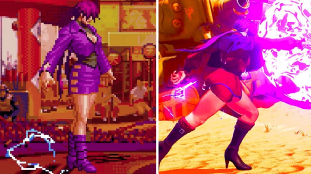 Evolution of Shermie's Super Moves