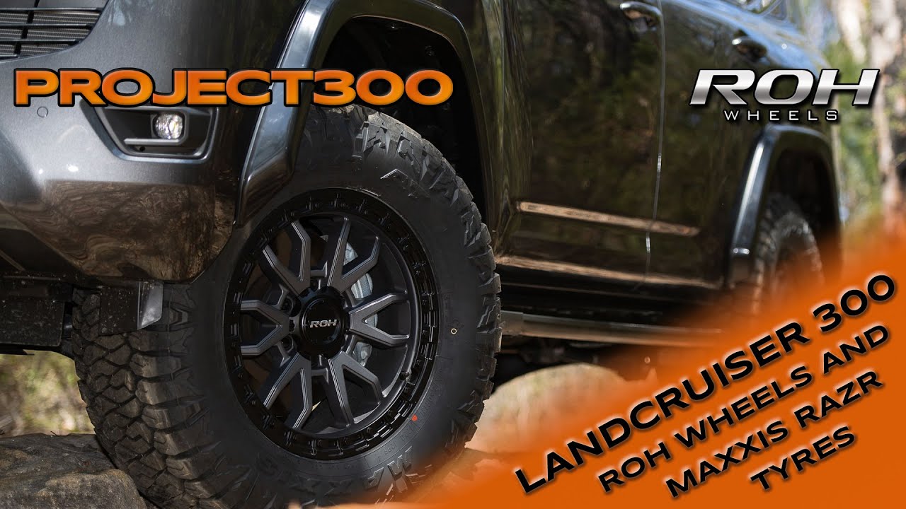 ROH wheels & Maxxis Razr AT811 tyres on a Toyota LandCruiser 300