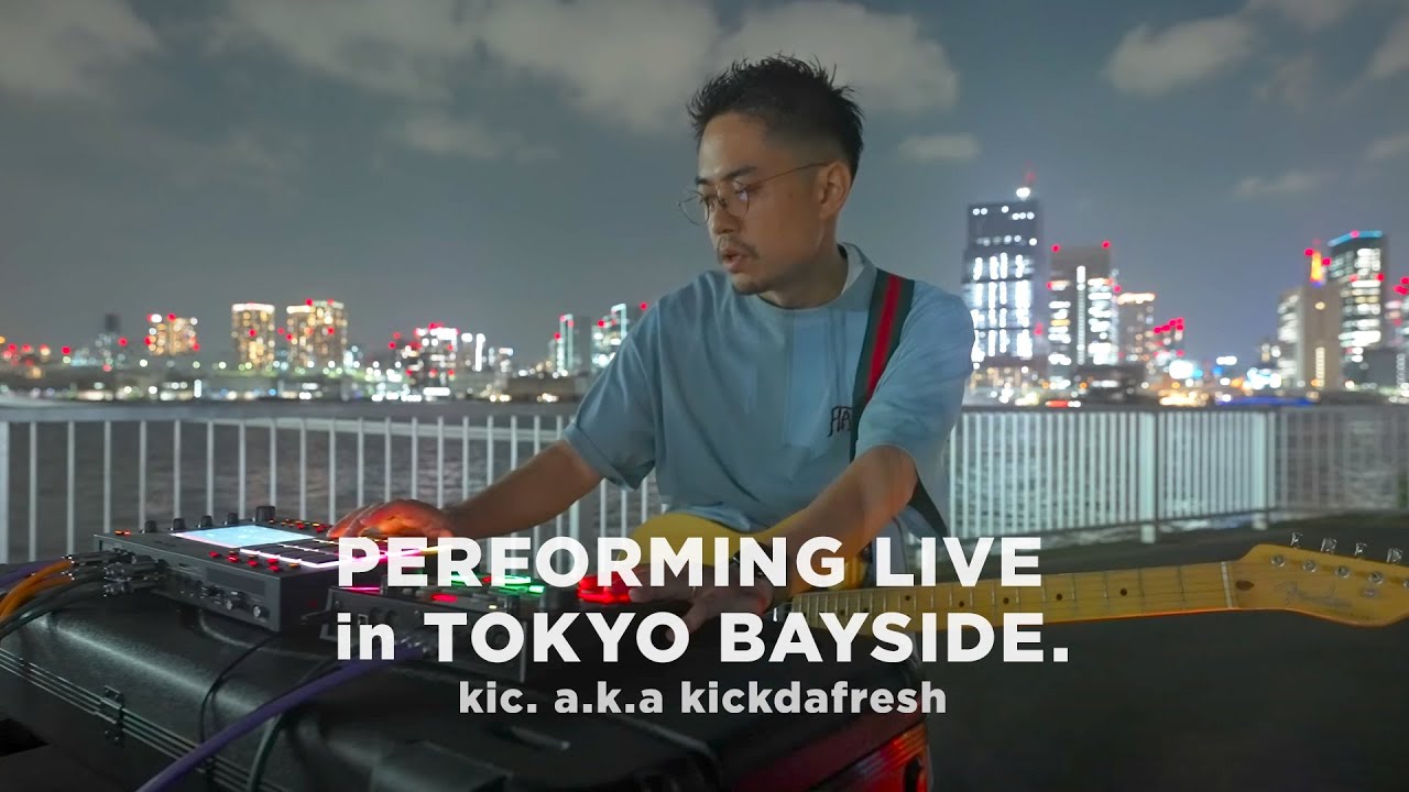 kic. a.k.a kickdafresh performing live in TOKYO BAYSIDE. June 27, 2024