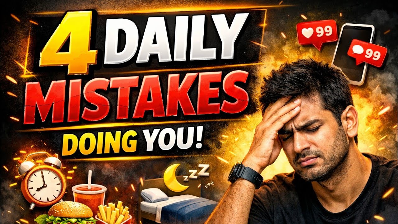 Daily 4 mistake tum kare the ho . Abhi dekho. 