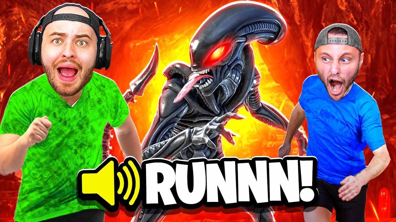 Escaping an Alien Raptor in A Day Out
