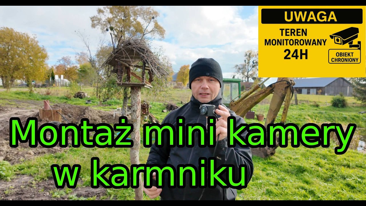 Ptasi Big Brother! Karmnik z kamerą IP krok po kroku 🐦🎥