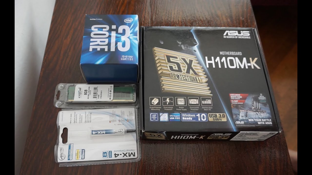 Intel Core i3 6100 Budget Gaming PC