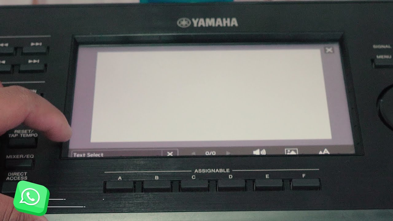 Tutorial: Como Poner Corario o Cancionero en tu teclado Yamaha Psr sx