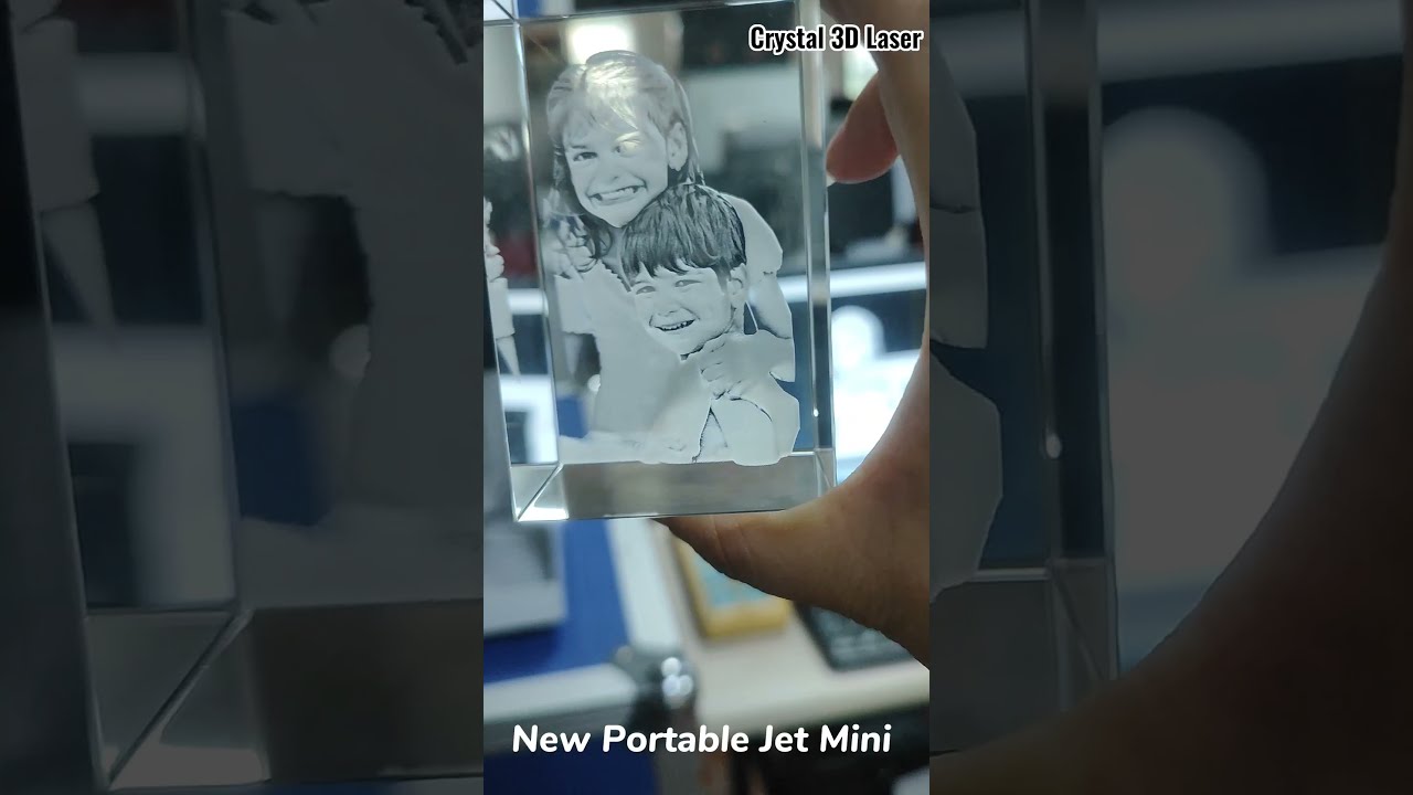 3D Laser Box Jet Mini， portable 3d crystal laser engraving machines