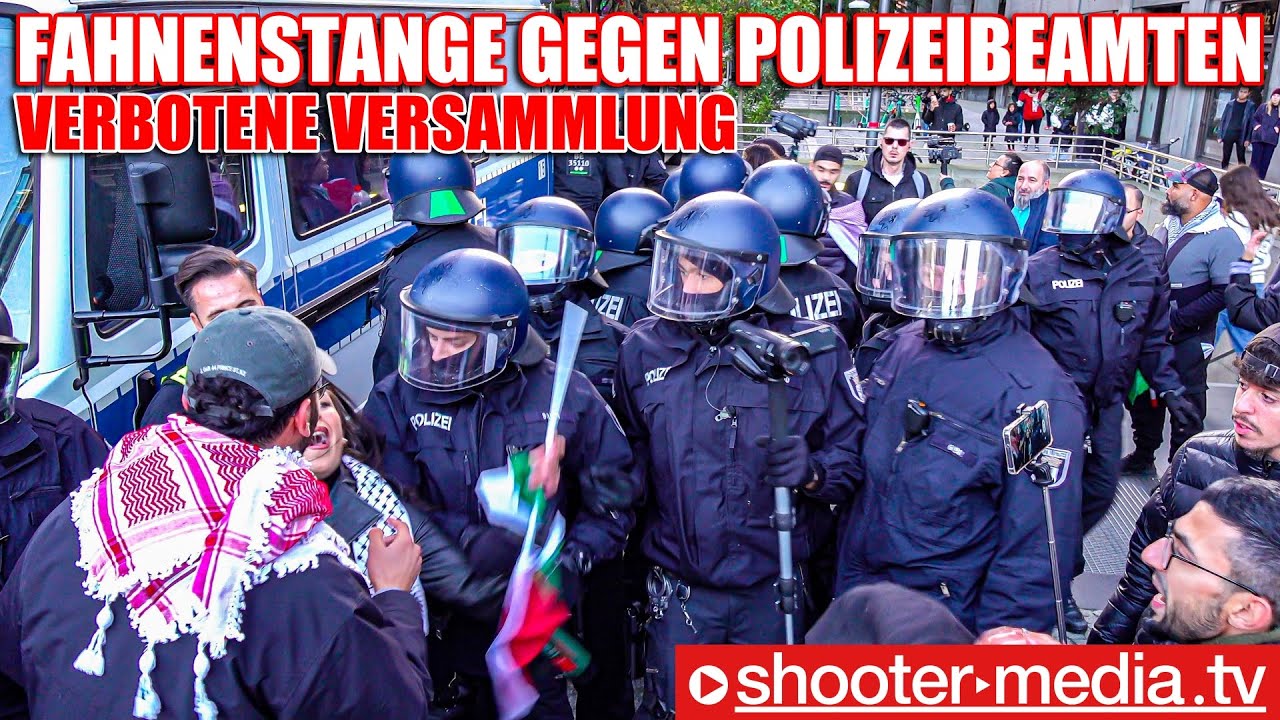 🚨  VERBOTENE VERSAMMLUNG  🚨 | 🚓  Polizeigroßeinsatz am Potsdamer Platz  🚓 |  Anti-Israel Demo