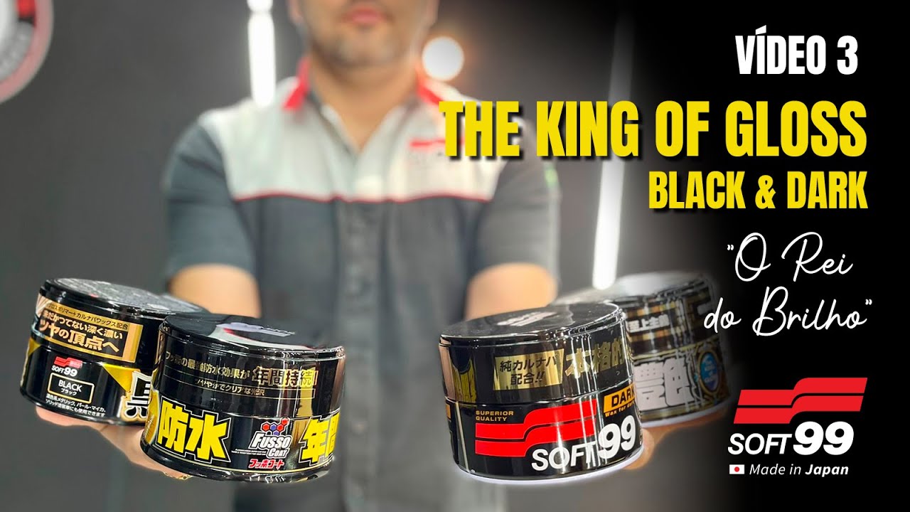 Ceras para cores Escuras - Vídeo 3 THE KING OF GLOSS BLACK (como cuidar de carro preto)