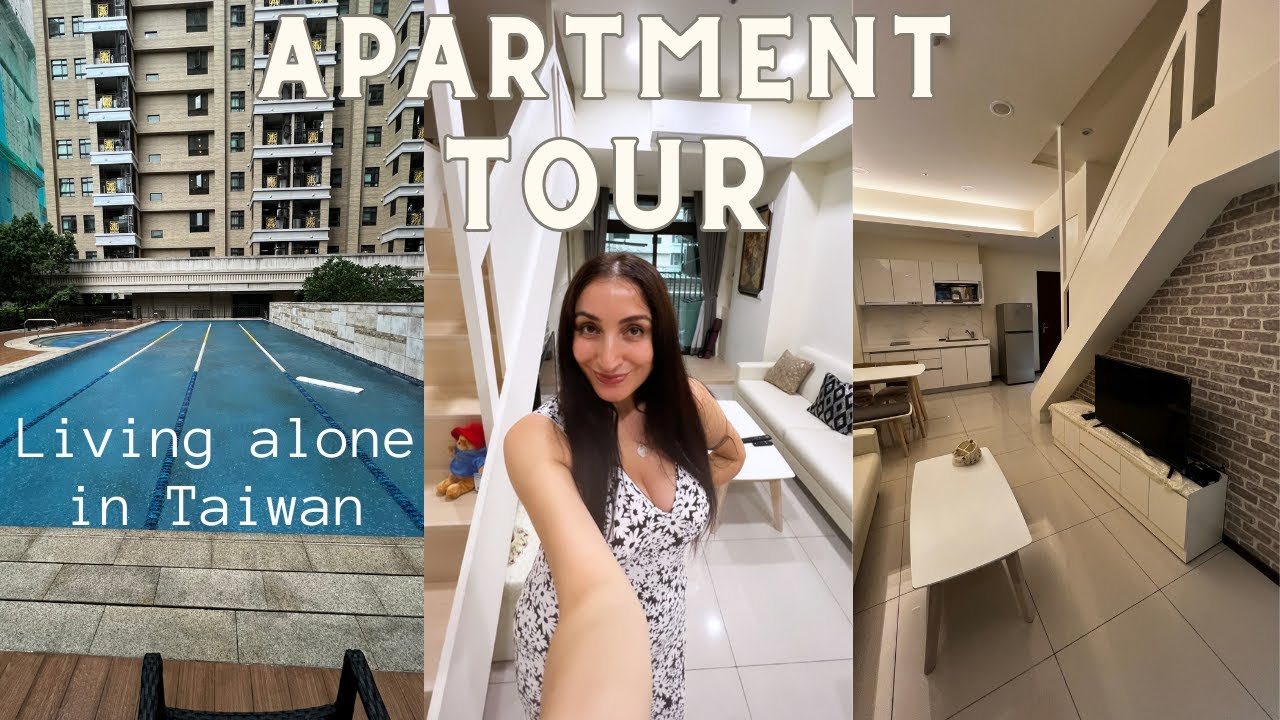 £522 Taichung, Taiwan Apartment Tour from England to Taiwan!