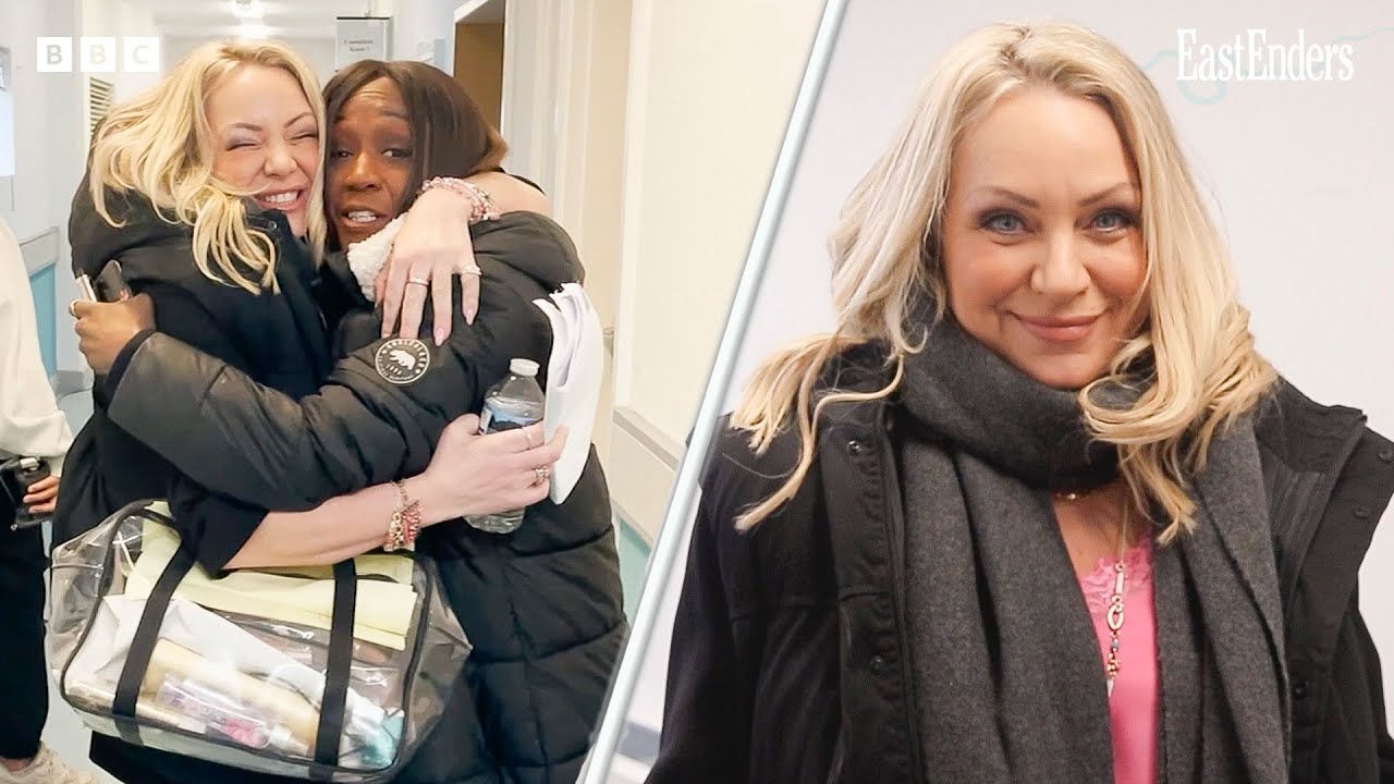 Filming Roxy's Surprise Return! 🎥 | Behind The Scenes | EastEnders