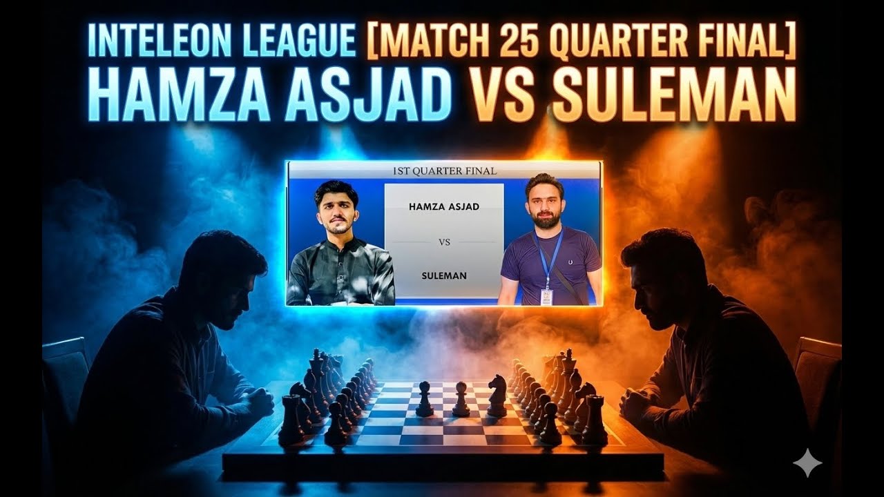 INTELEON LEAGUE [MATCH 25 1ST QUARTER FINAL] Hamza Asjad VS Suleman