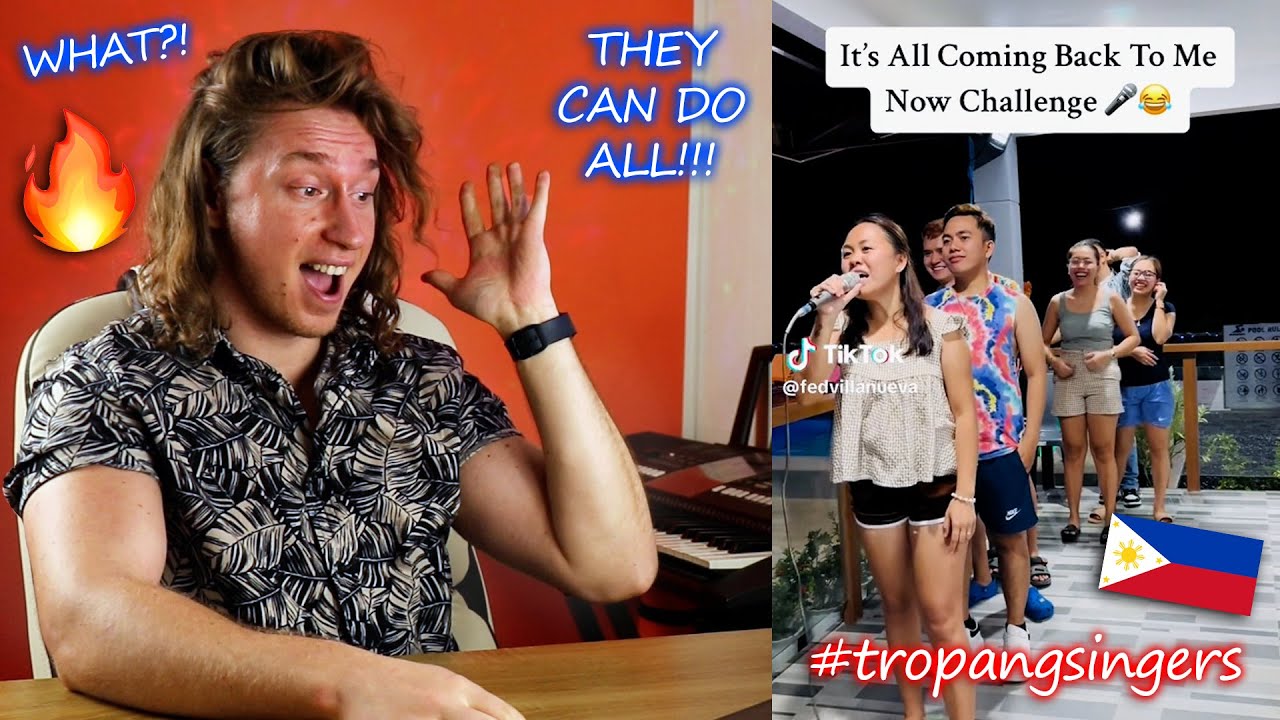 #tropangsingers - Its all coming back to me | Tik Tok Viral Filipino Singers | Singer Reaction #1