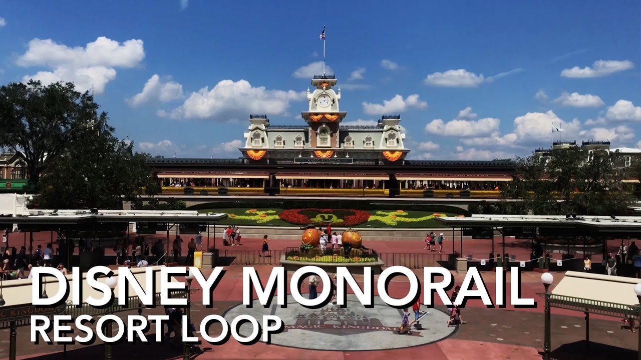 Disney World Monorail - Entire Resort Monorail Loop [4K]