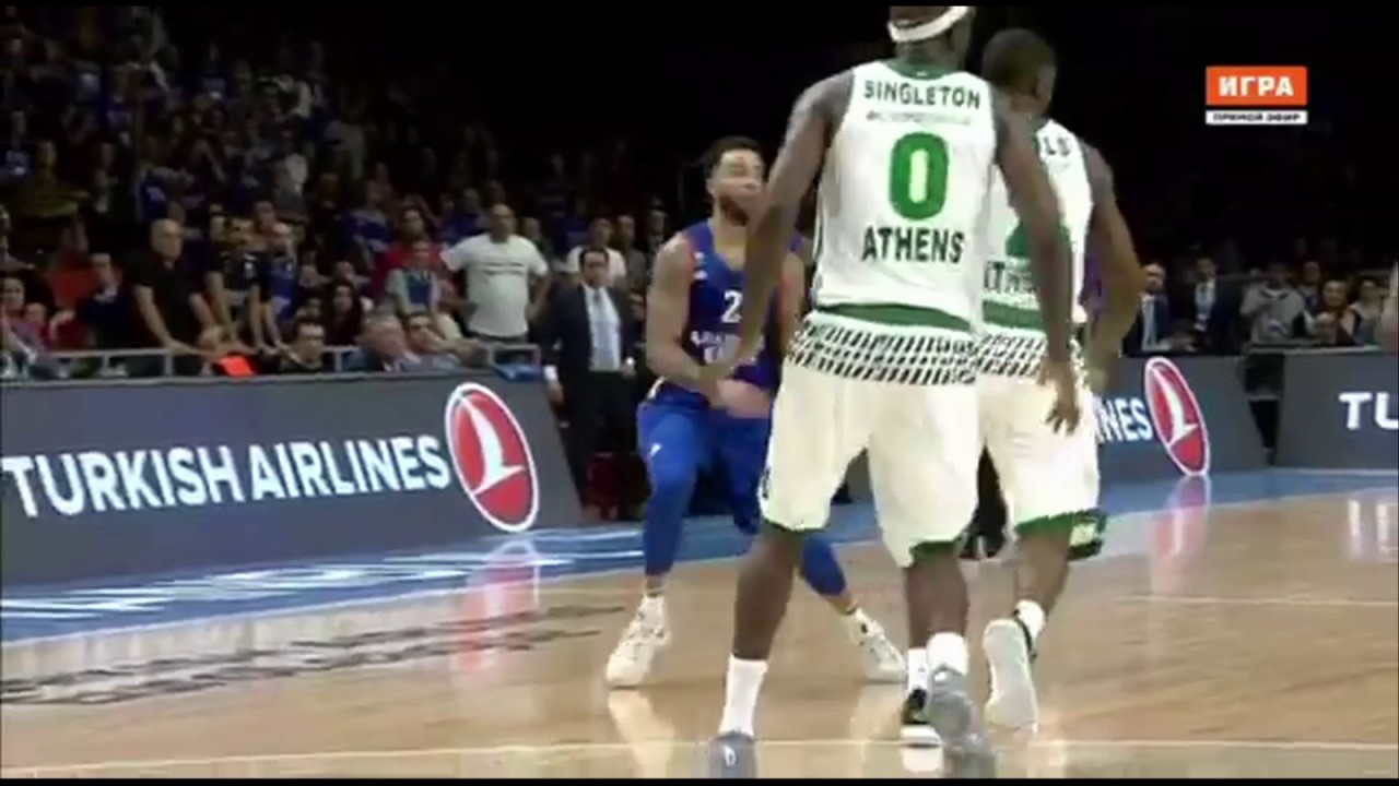 Tyler Honeycutt EUROLEAGUE highlights (15 pts. 13 rbs) 11/4/2016 vs Panathinaikos