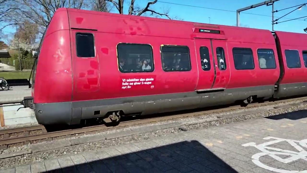 S-tog på birkerød station togklips