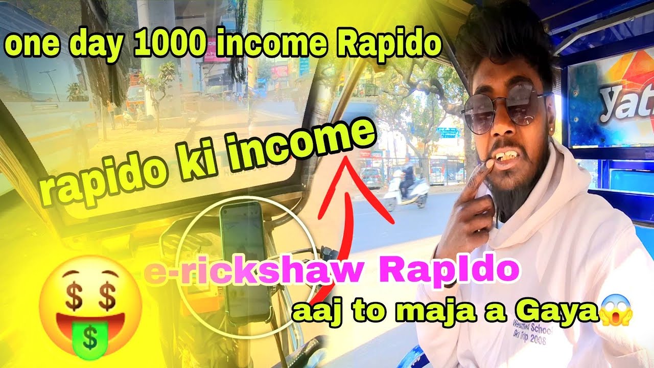 one day 1000 income Rapido | e-rickshaw | RapIdoHow E-Rickshaws Are Evolving Into Income Powerhouses