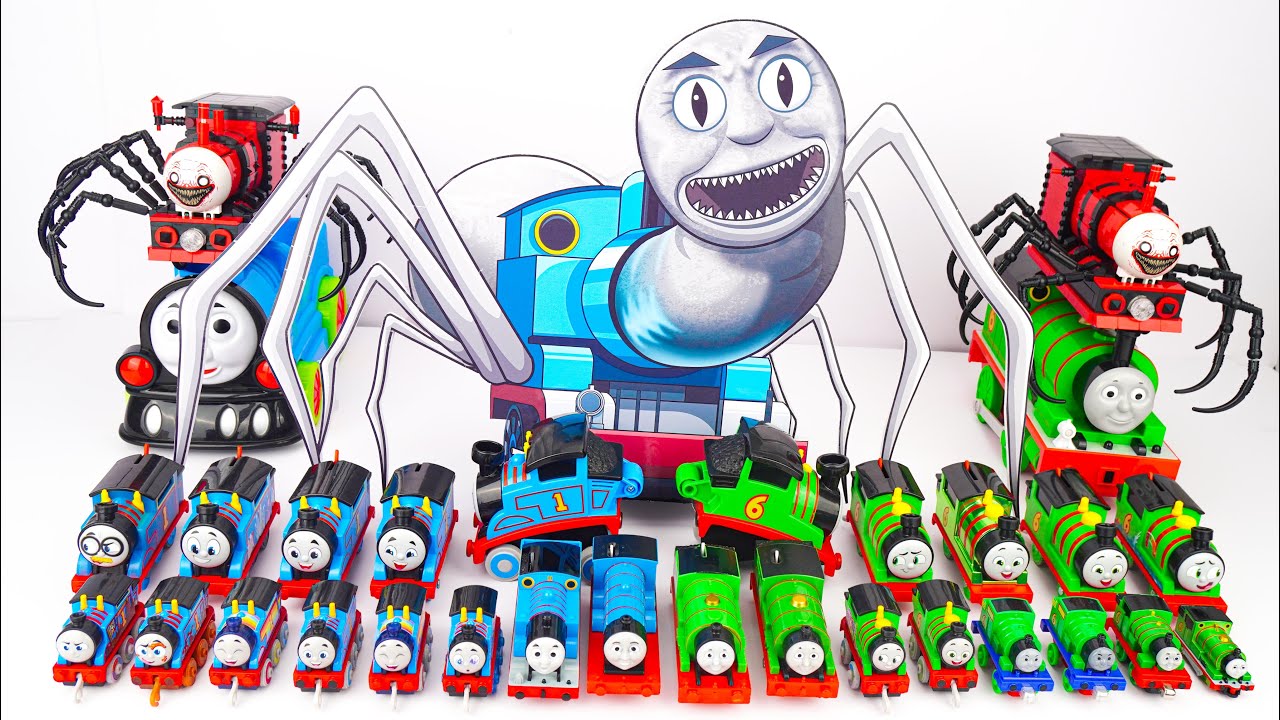 100 Minutes Satisfying Unboxing Thomas & Friends Cursed Thomas Toys ASMR | Review Toys