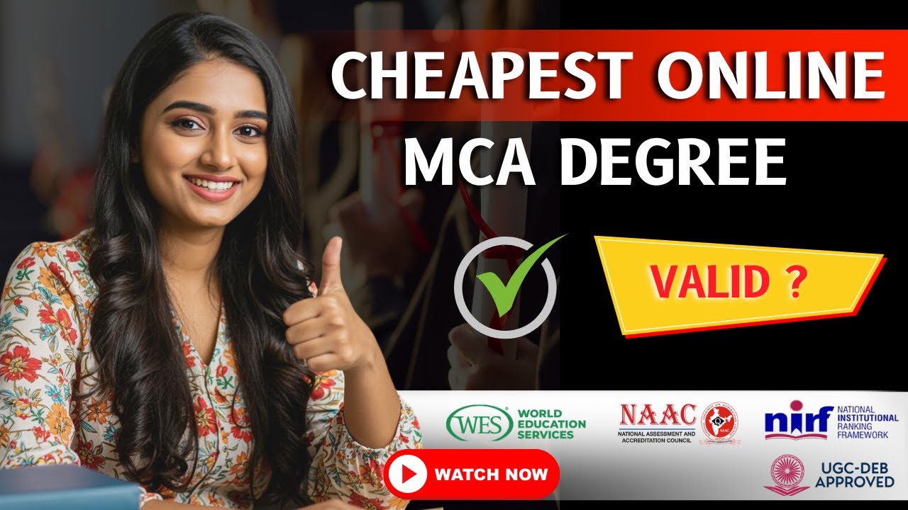 Best Budget Friendly Online MCA Programs in India | Online MCA Admission Process