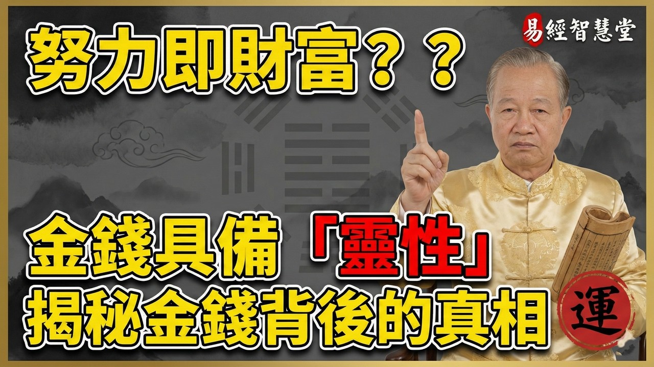 【越努力越窮？】揭秘金錢背後的「陰性引力」：關掉這道「隱形後門」，你的財庫才算真的穩了！#曾仕強 #易經 #中國式管理 #人生智慧 #國學 #處世哲學 #人性 #職場 #修身 #智慧#福報#傳統文化
