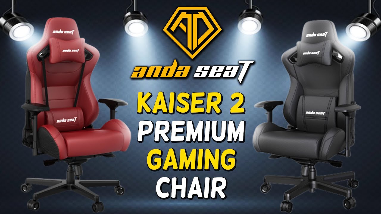 AndaSeat Kaiser II Gaming Chair Unboxing + Review. This Chair is SUPER Comfortable!