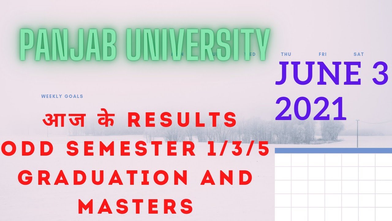 Panjab university Results June  2021(BA/b.sc/B.COM /BCA/ma/m.com) #hcp_adda #pu #pu_result