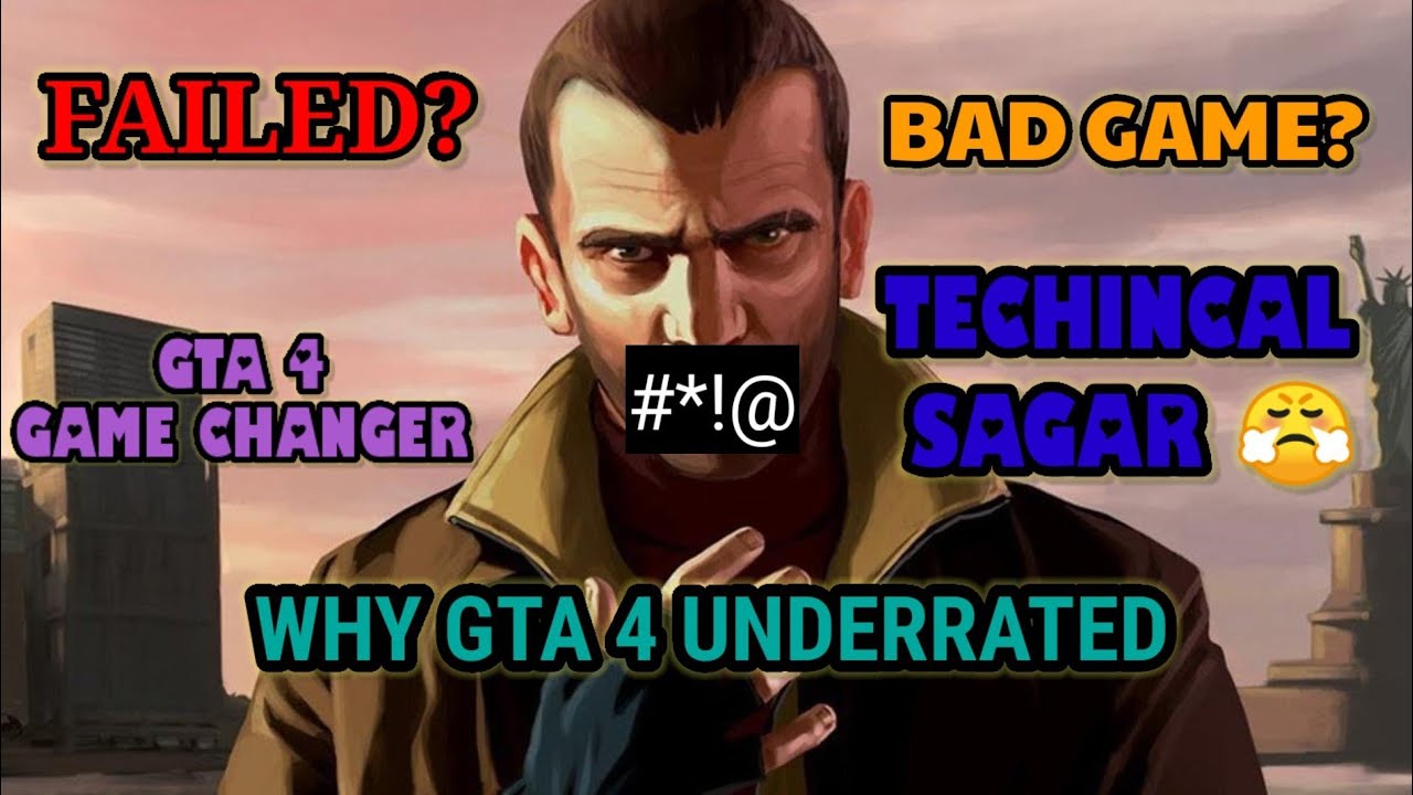 WHY GTA 4 UNDERRATED IN INDIA | IS GTA 4 BAD | TECHNICAL SAGAR TRUTH | GAME CHANGER OF 2008 | HOW😯|