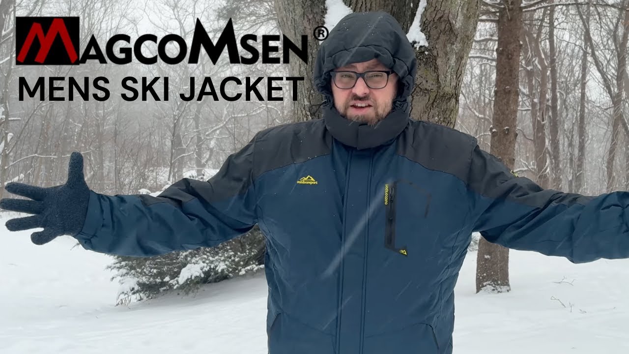 Мужская лыжная куртка Magcomsen | Теплая, удобная и отлично подходит для зимних прогулок ⛷️