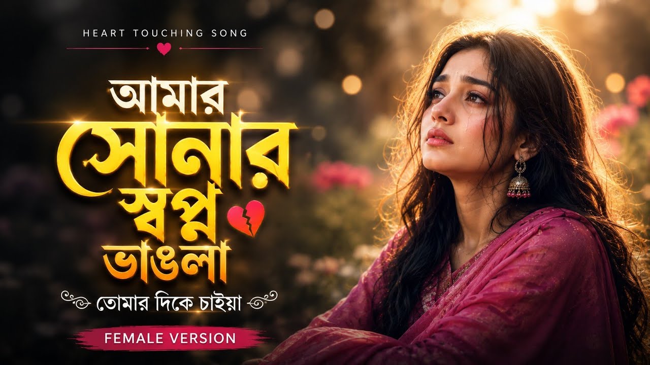 Amar Shonar Shopno Bhangla | Female Version | Bangla Sad Folk Song 2026 | Heart Touching Song