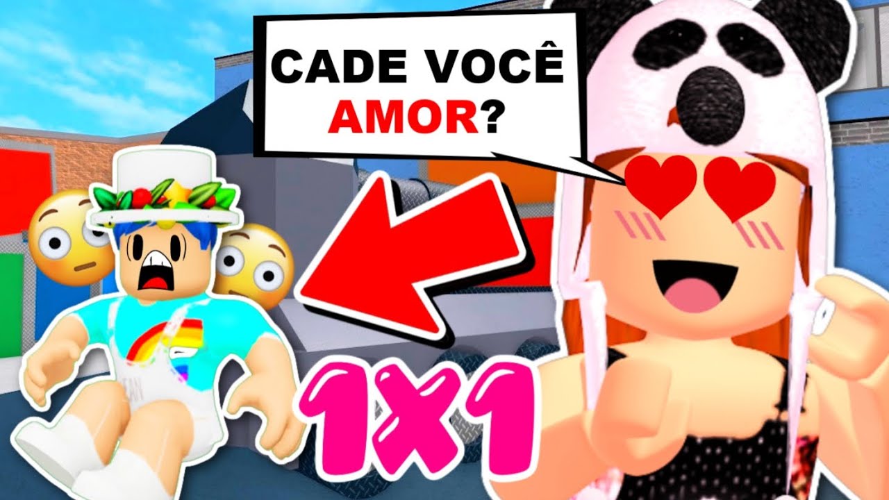 ESCONDE-ESCONDE com MEU CRUSH no MURDER ROBLOX