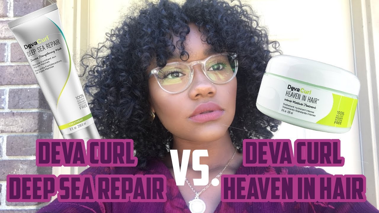 DevaCurl Deep Sea Repair vs. DevaCurl Heaven in Hair | Battle of the Hair masks!!