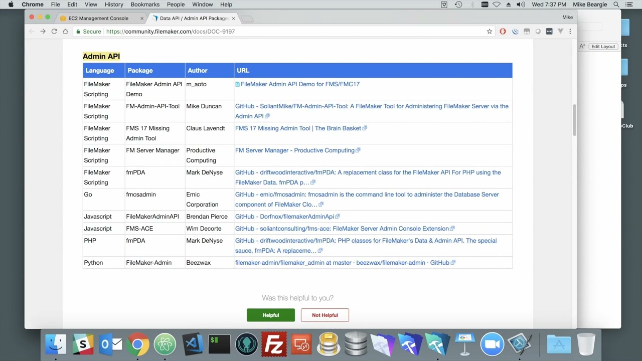 * 7.1 About the FileMaker Admin API