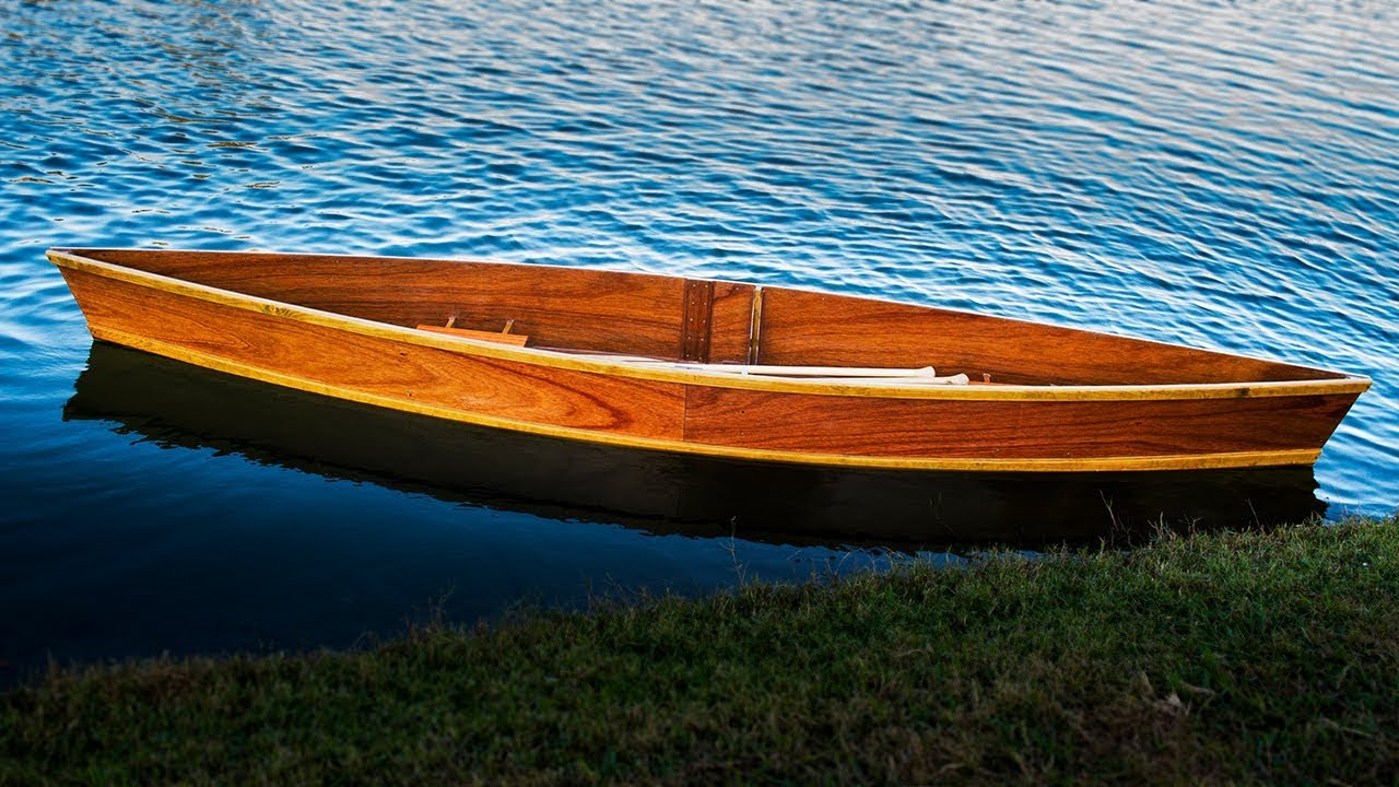 Wooden Boat Building Time Lapse 14-Foot "Hero 2" Pirogue (Flat-Bottomed Canoe)