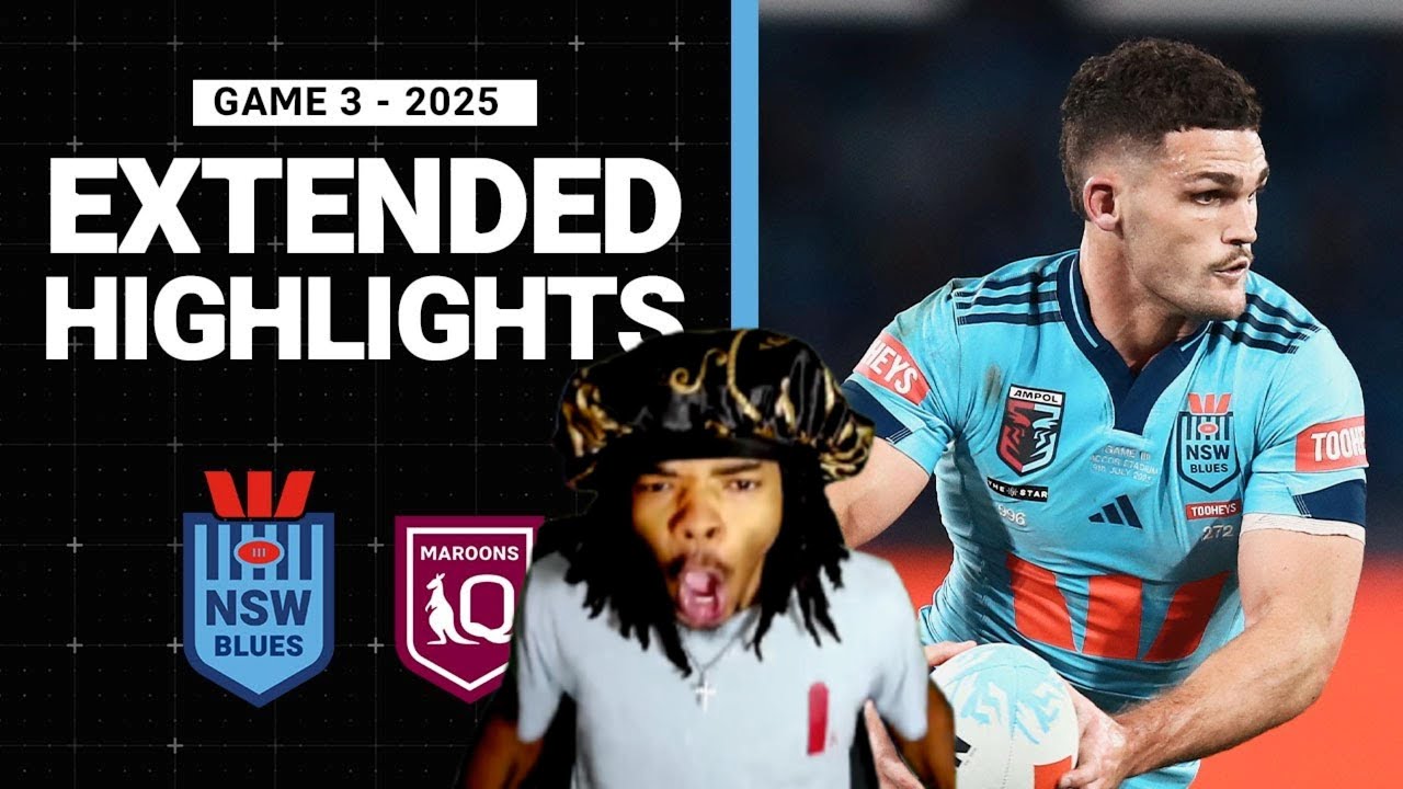 NEW Rugby Fan Reacts To 2025 State of Origin BLUES v MAROONS Game 3