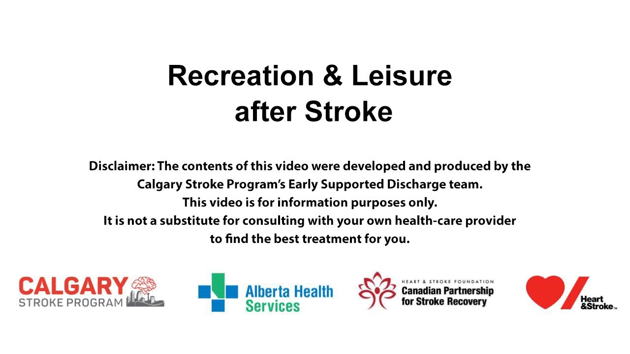 Recreation and Leisure after Stroke