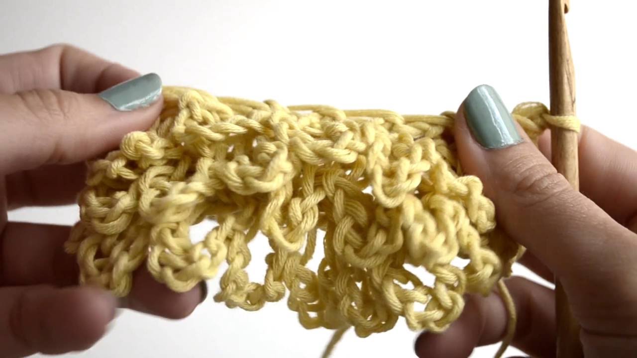 Como tejer punto Bucle de Cadenetas o &ldquo;Chain Loop Stitch&rdquo; | WE ARE KNITTERS