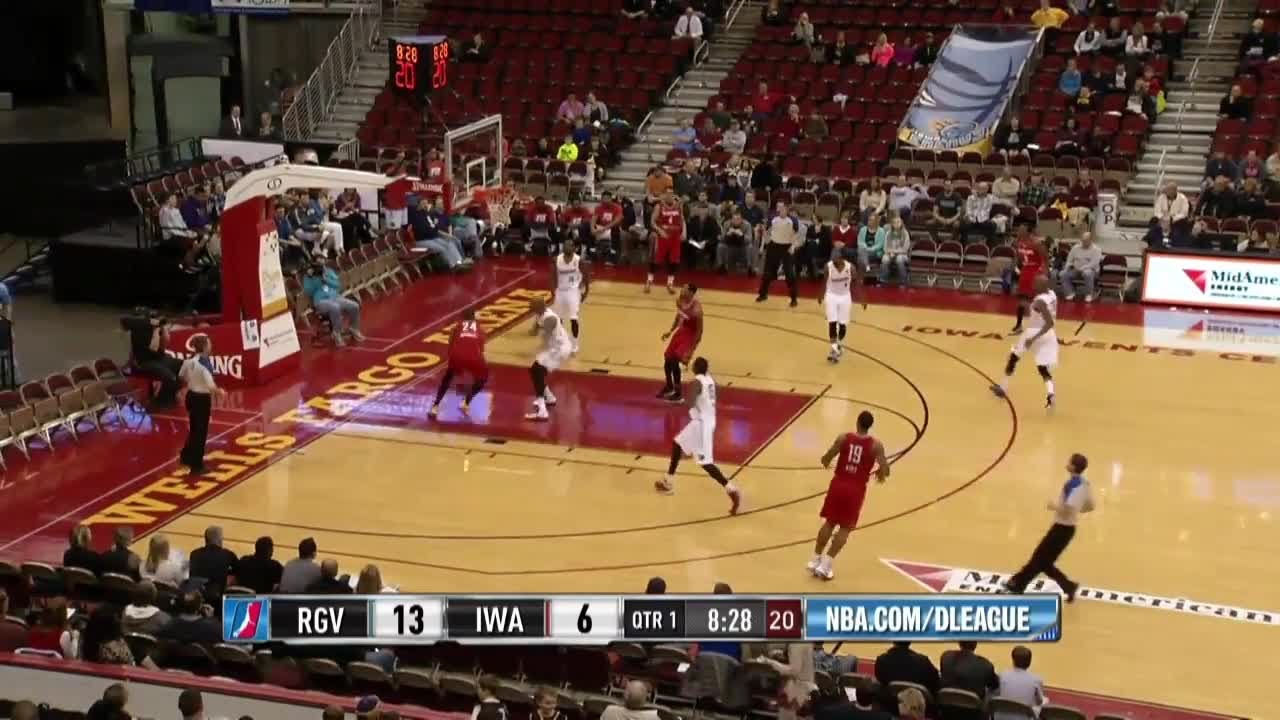 Akil Mitchell posts 17 points & 16 rebounds vs. the Energy, 1/27/2015