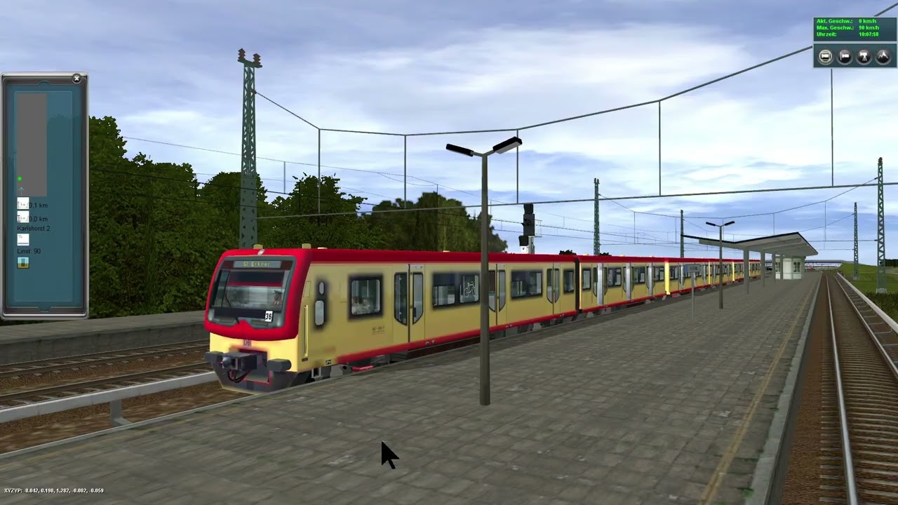 PTP2 / Trainz 2010 - S-Bahn Berlin BR 481 Ostkreuz - Erkner S3 Originallack senfgelb