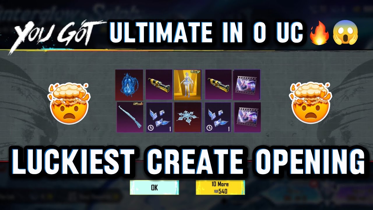 New Ultimate Set in 10 UC 😱 | Luckiest Crate Opening 🔥 | BGMI Tips & Tricks✅ #bgmicreatopening